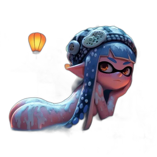 staff, hat, creature, animal transparent PNG cut-out