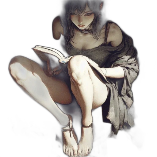 dress, mask, shoes, creature transparent PNG cut-out