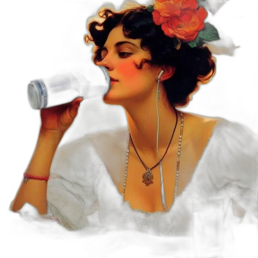jewelry, photorealistic, oil painting, concept art transparent PNG cut-out