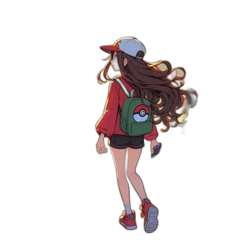hat, hair, jacket, dress transparent PNG cut-out