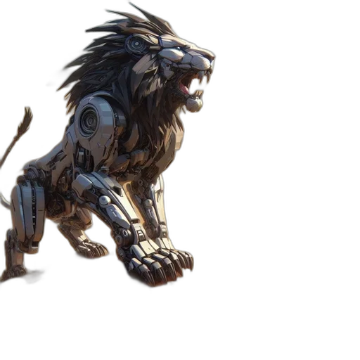 animal, creature, concept art, 3d render transparent PNG cut-out