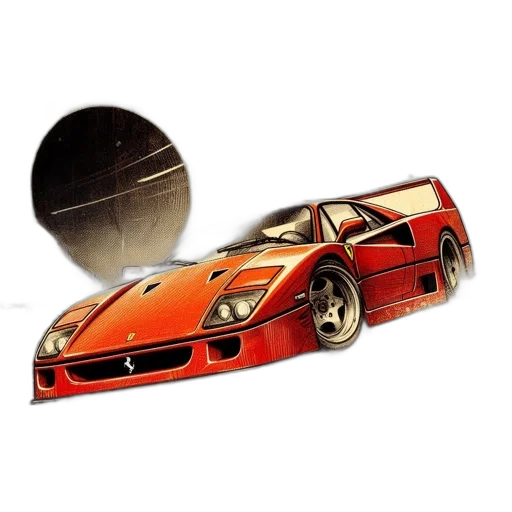 car, weapon, 3d render, concept art transparent PNG cut-out