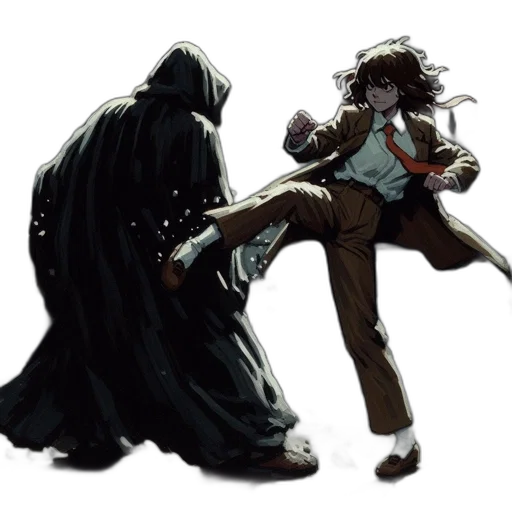 concept art, comic book art, pixel art, anime transparent PNG cut-out
