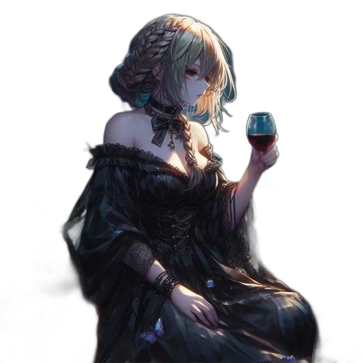 dress, jewelry, crown, weapon transparent PNG cut-out
