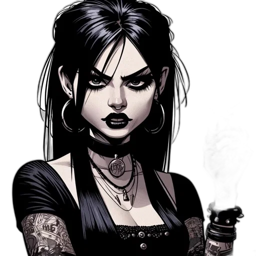 comic book art, concept art, cartoon, fantasy art transparent PNG cut-out