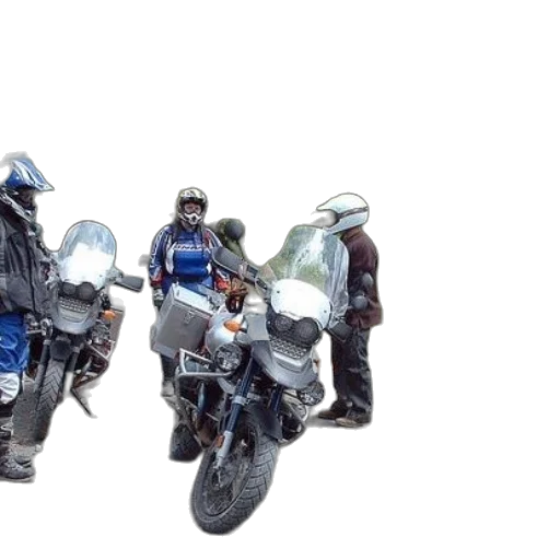 concept art, 3d render, three, motorcyclists transparent PNG cut-out