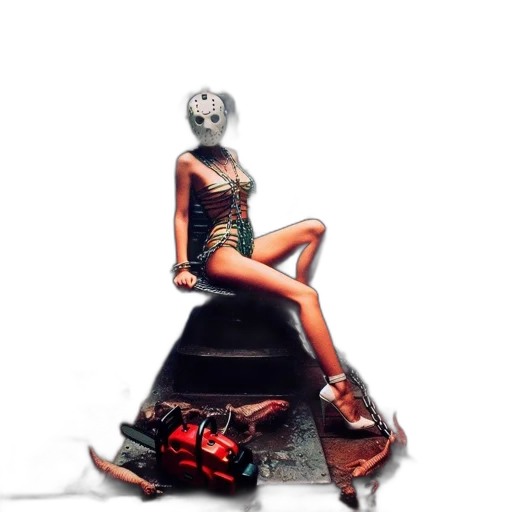 robot, dress, shoes, mask transparent PNG cut-out