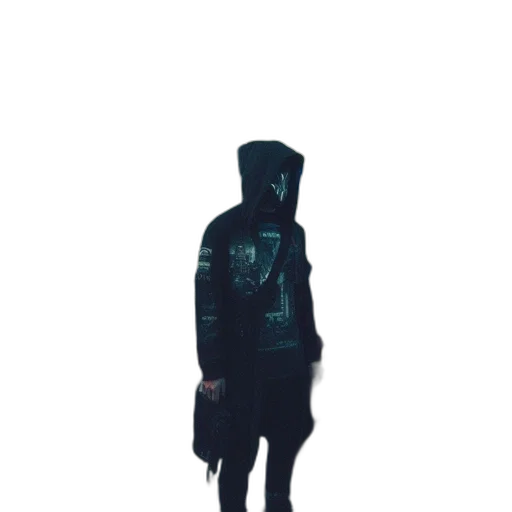 jacket, mask, creature, robot transparent PNG cut-out