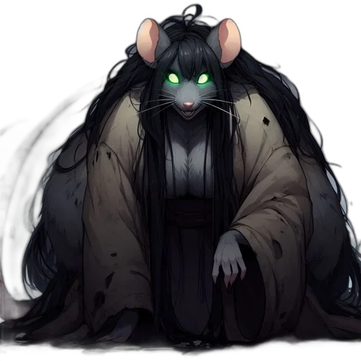 creature, staff, animal, mask transparent PNG cut-out