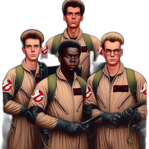 jacket, staff, comic book art, concept art transparent PNG cut-out