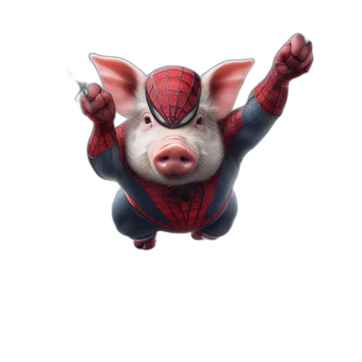 animal, creature, mask, 3d render transparent PNG cut-out