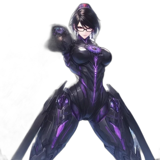 robot, weapon, concept art, cyberpunk transparent PNG cut-out