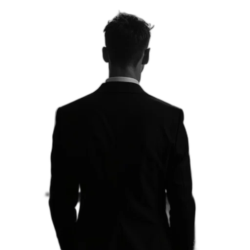 staff, jacket, face, dress transparent PNG cut-out