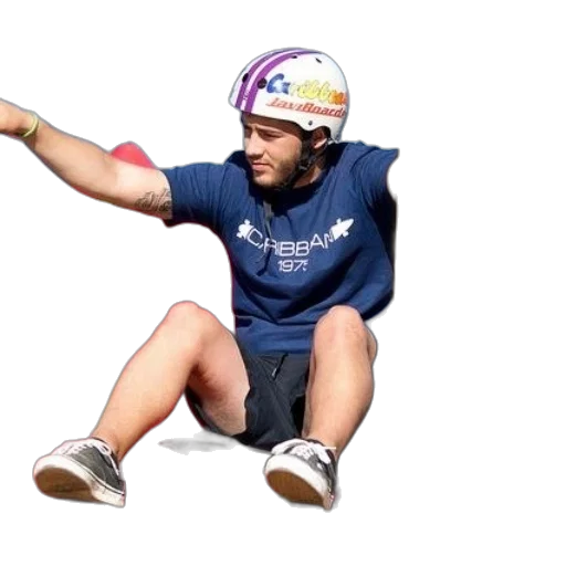 staff, hat, skateboarder, wearing transparent PNG cut-out