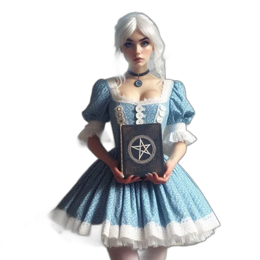 dress, concept art, fantasy art, 3d render transparent PNG cut-out