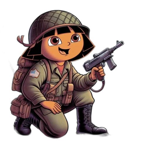 weapon, staff, jacket, concept art transparent PNG cut-out