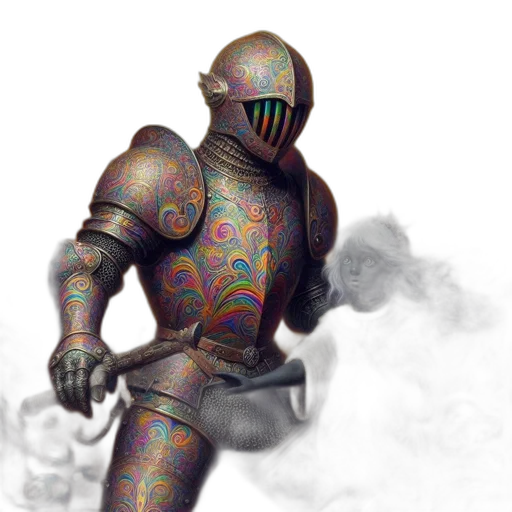robot, mask, creature, weapon transparent PNG cut-out