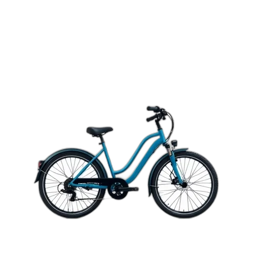 blue, bicycle, black, seat transparent PNG cut-out