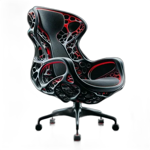 furniture, 3d render, photorealistic, concept art transparent PNG cut-out