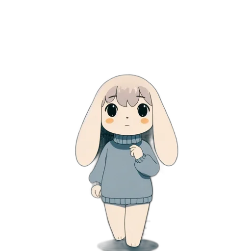 dress, creature, animal, staff transparent PNG cut-out