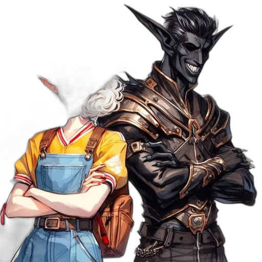 dragon, mask, staff, sword transparent PNG cut-out