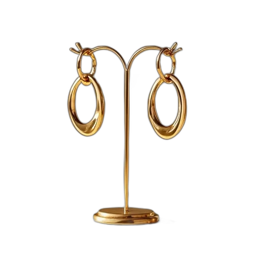 jewelry, gold, ring, earrings transparent PNG cut-out