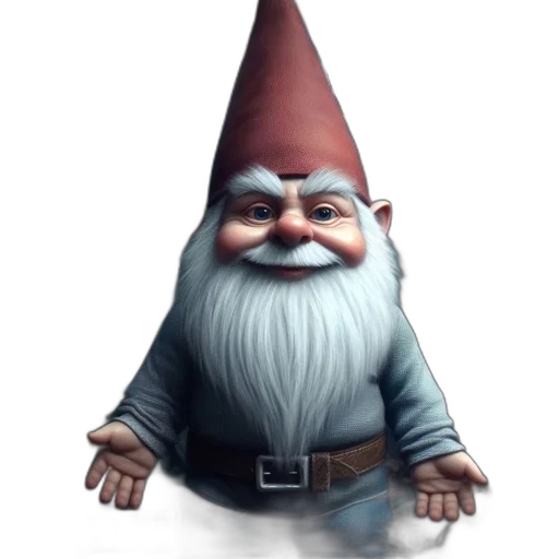 hat, staff, creature, face transparent PNG cut-out