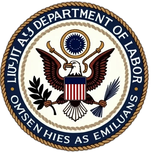 staff, department, labor, seal transparent PNG cut-out