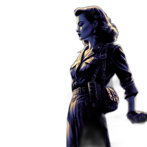 comic book art, concept art, pixel art, fantasy art transparent PNG cut-out