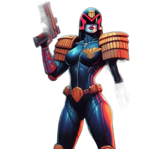 robot, concept art, comic book art, 3d render transparent PNG cut-out