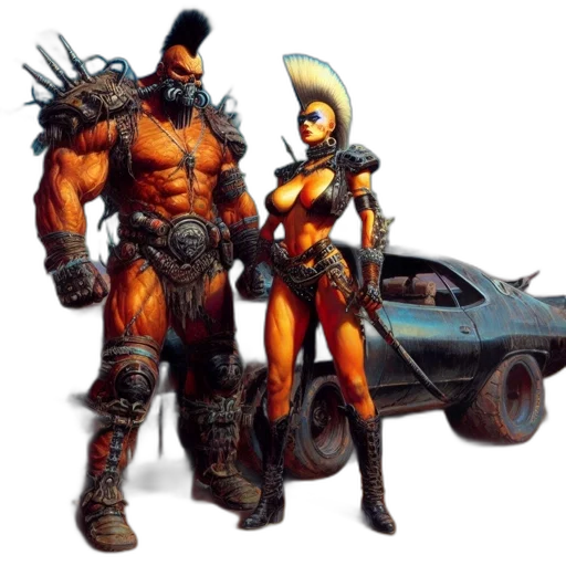 car, robot, weapon, concept art transparent PNG cut-out