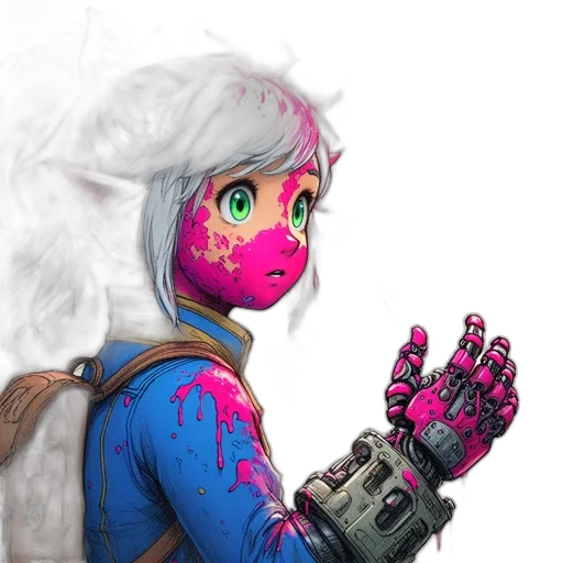 robot, mask, face, creature transparent PNG cut-out