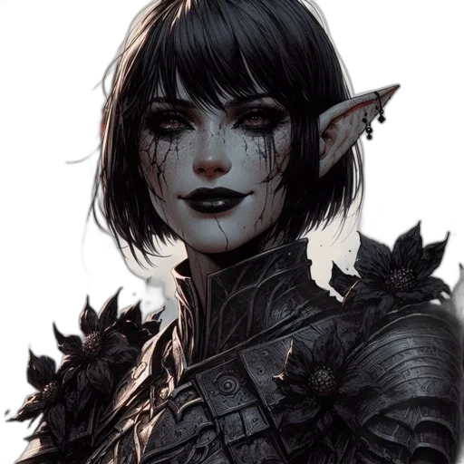 face, dragon, staff, fantasy art transparent PNG cut-out