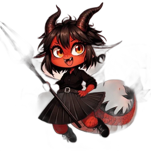 staff, creature, dragon, animal transparent PNG cut-out