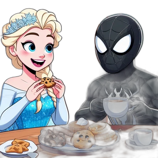 food, comic book art, concept art, cartoon transparent PNG cut-out