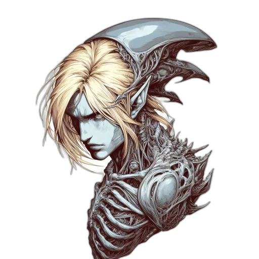 dragon, creature, face, hair transparent PNG cut-out