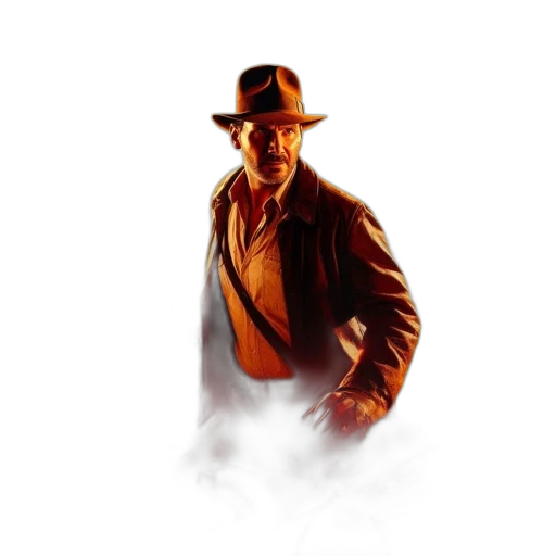 jacket, hat, staff, concept art transparent PNG cut-out