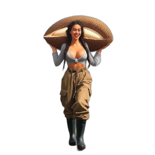 hat, dress, umbrella, jacket transparent PNG cut-out