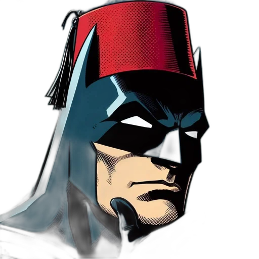 hat, mask, comic book art, concept art transparent PNG cut-out