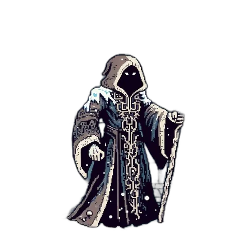 staff, jacket, mask, jewelry transparent PNG cut-out