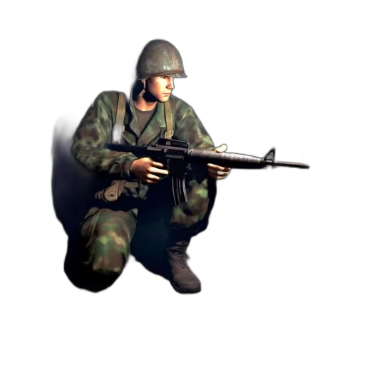 weapon, staff, jacket, hat transparent PNG cut-out