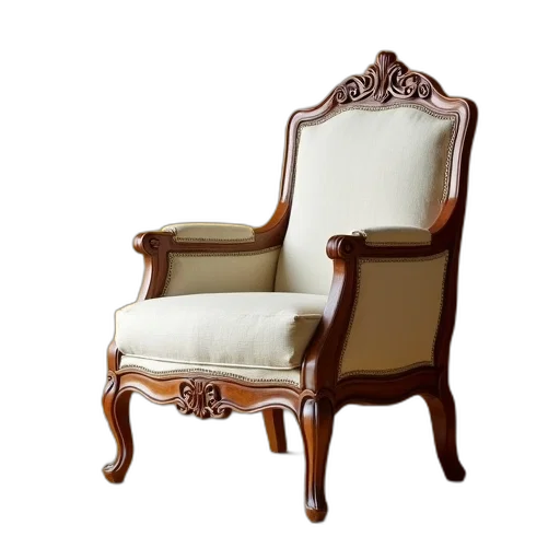 furniture, crown, staff, 3d render transparent PNG cut-out