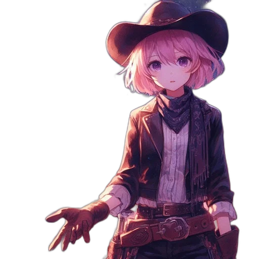 hat, weapon, staff, jacket transparent PNG cut-out