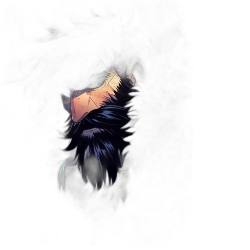 hair, dragon, mask, creature transparent PNG cut-out