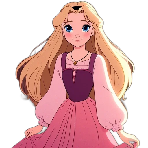 dress, crown, hair, face transparent PNG cut-out