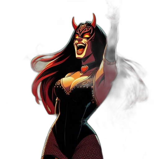mask, comic book art, concept art, fantasy art transparent PNG cut-out