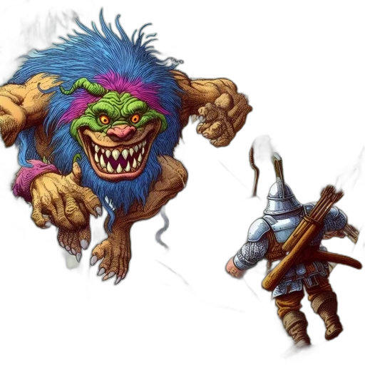creature, concept art, fantasy art, comic book art transparent PNG cut-out