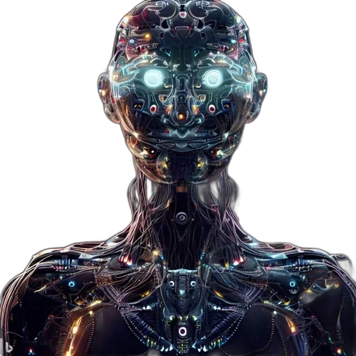 robot, face, jewelry, mask transparent PNG cut-out