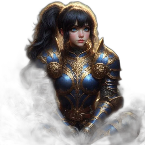 fantasy art, concept art, comic book art, photorealistic transparent PNG cut-out
