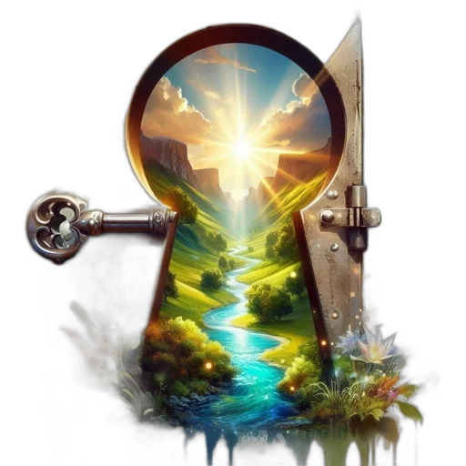 sword, staff, weapon, fantasy art transparent PNG cut-out